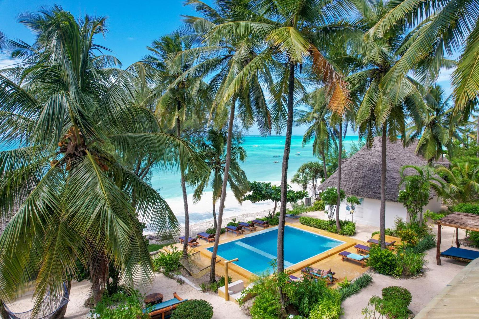 Mnana Beach Bungalows Pingwe Exterior foto