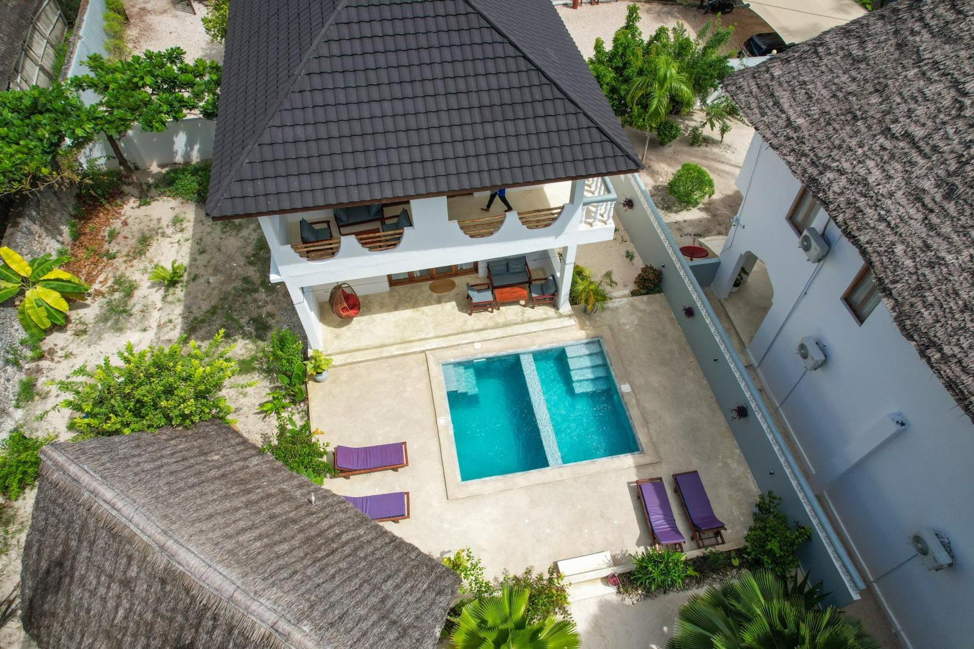 Mnana Beach Bungalows Pingwe Exterior foto